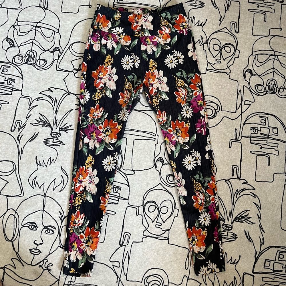 Agnes & Dora Floral Jeggings XL